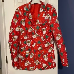 Loud Gag Santa Christmas blazer